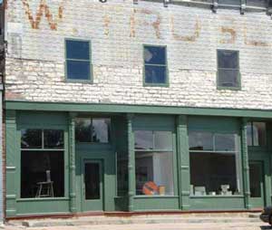 1880's Cook Hardware Store Front in Flint Hills of Kansas